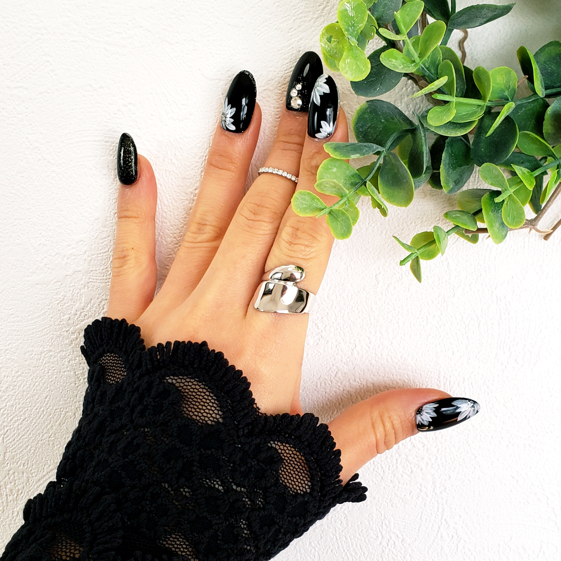 ドロップ　シルバーリング H001R<SV925＞ロジウム