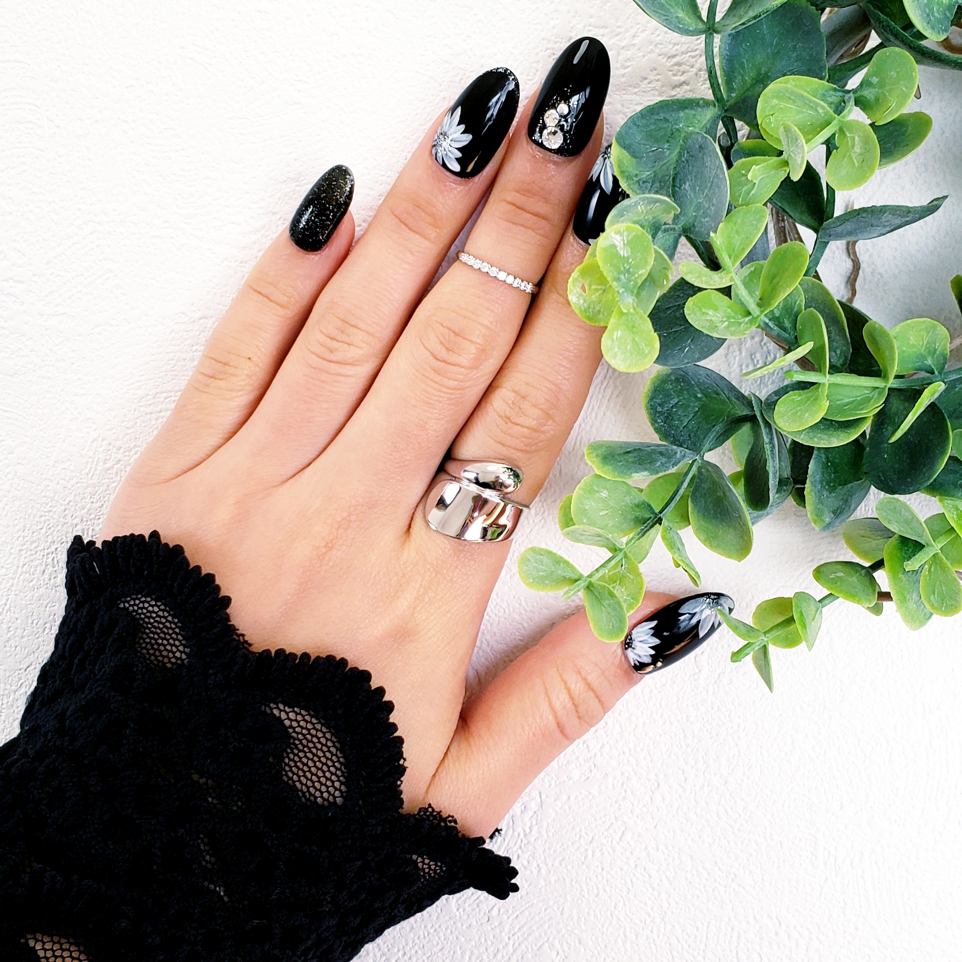 ドロップ　シルバーリング H001R<SV925＞ロジウム