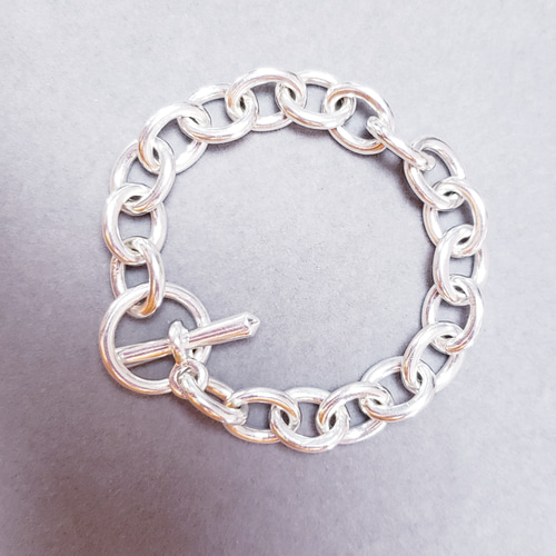 シルバーチェーンブレスレットHB001 ブレスレット アトリエ HARU 通販