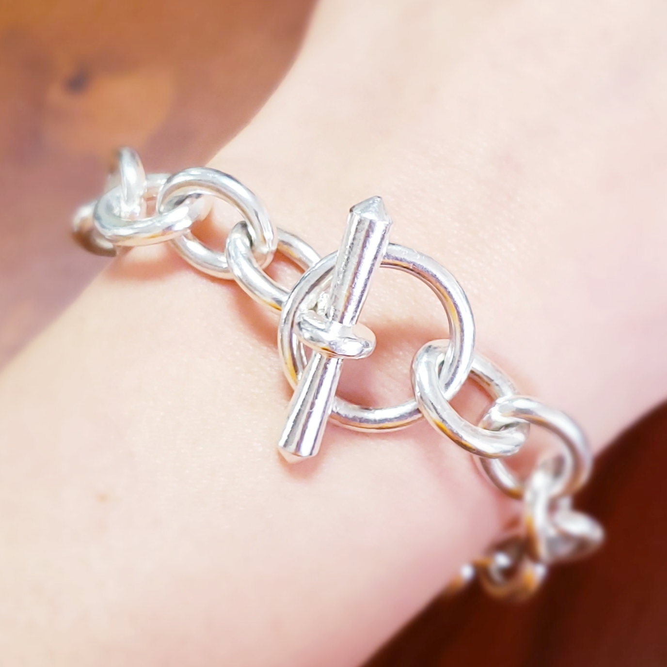 シルバーチェーンブレスレットHB001