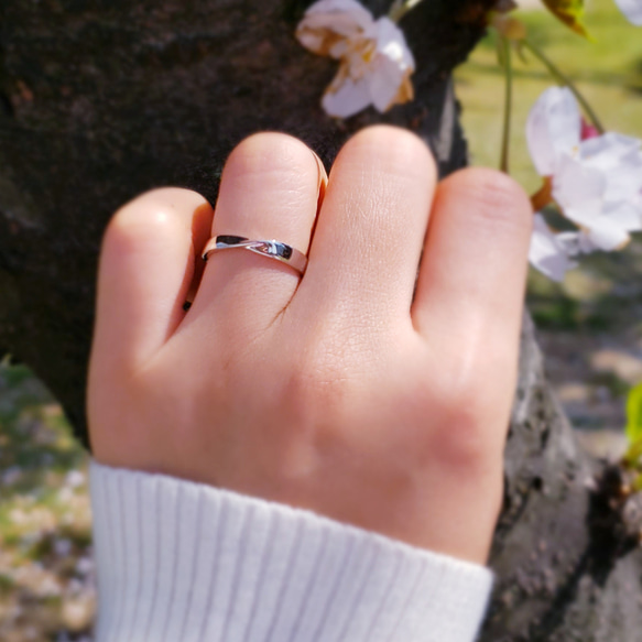 ひねりシンプルリング＜SV925＞H018 指輪・リング アトリエ HARU 通販