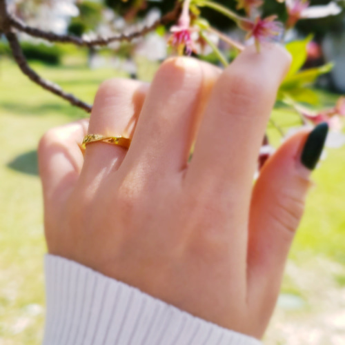 ひねりシンプルリング＜SV925＞H018 指輪・リング アトリエ HARU 通販