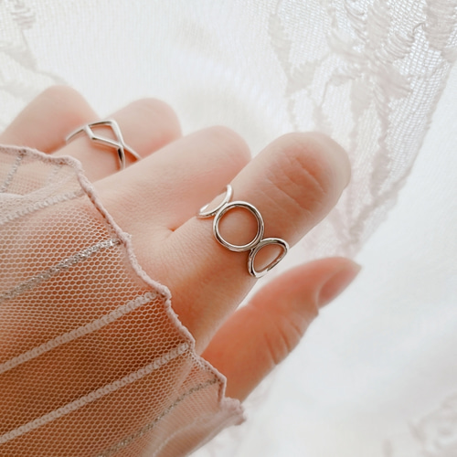 まるデザインシルバーリングH075R 指輪・リング アトリエ HARU 通販