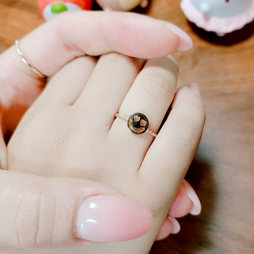 【美品】Cloche K10リング2本セット K10ピンクゴールドリング(RFR294-002)|TSUTSUMI（ジュエリー