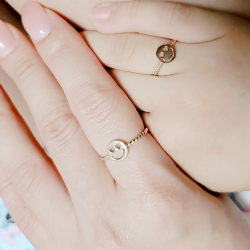 K10♥️.♥️スマイルリング H047 指輪・リング アトリエ HARU