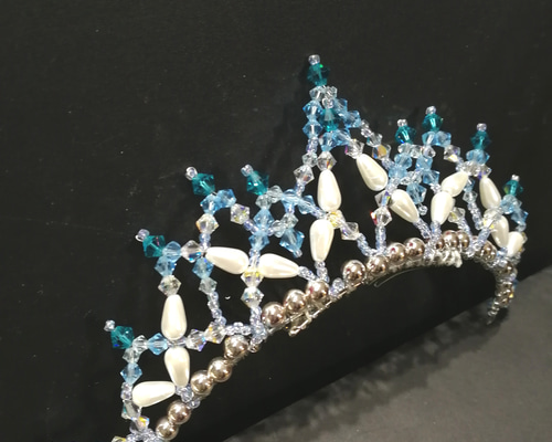 グリーン、エメラルドのバレエティアラ☆ その他ヘアアクセサリー