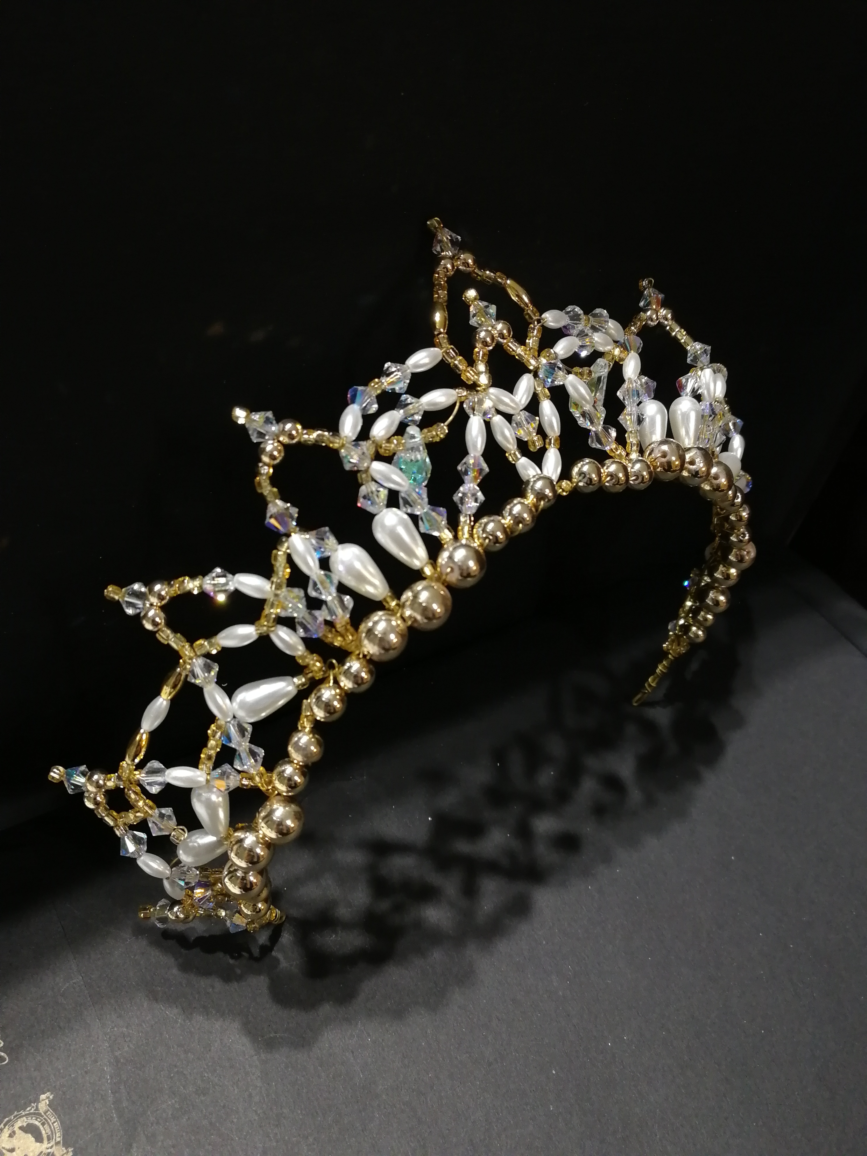 ゴールド系のバレエティアラ☆