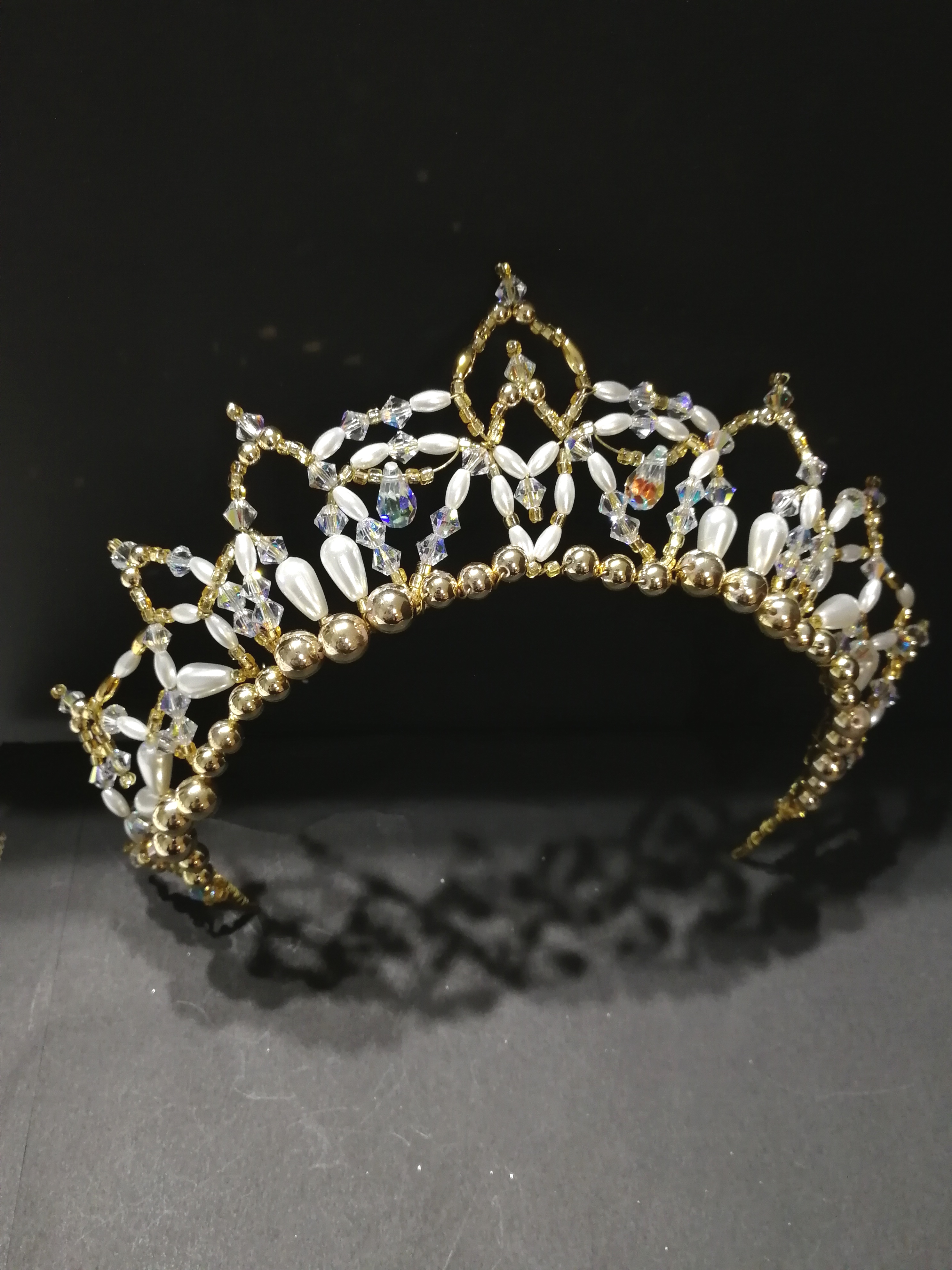 ゴールド系のバレエティアラ☆