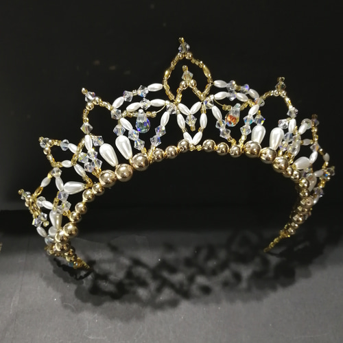‥+*＊‥ バレエ・ ティアラ ゴールド‥*＊+‥ バレエティアラ☆ゴールド - SASHA-TIARA'S GALLERY | minne