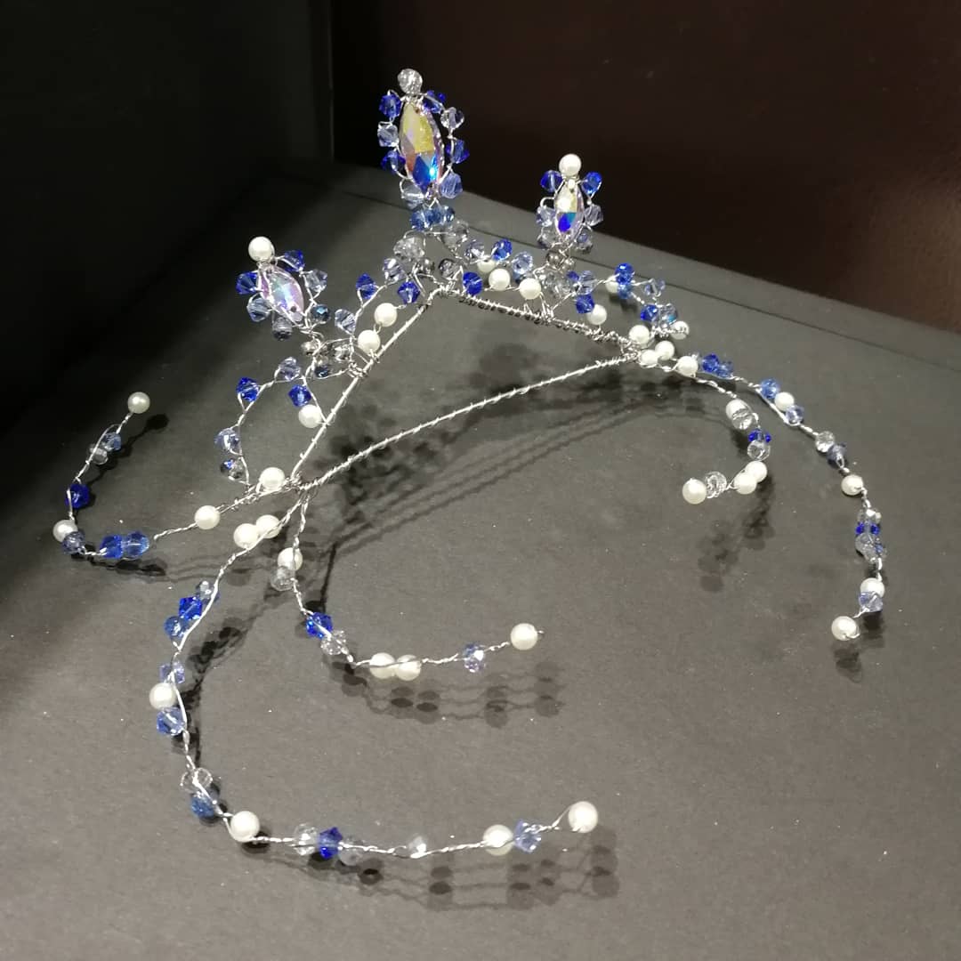 ブルーの可愛いバレエティアラ☆