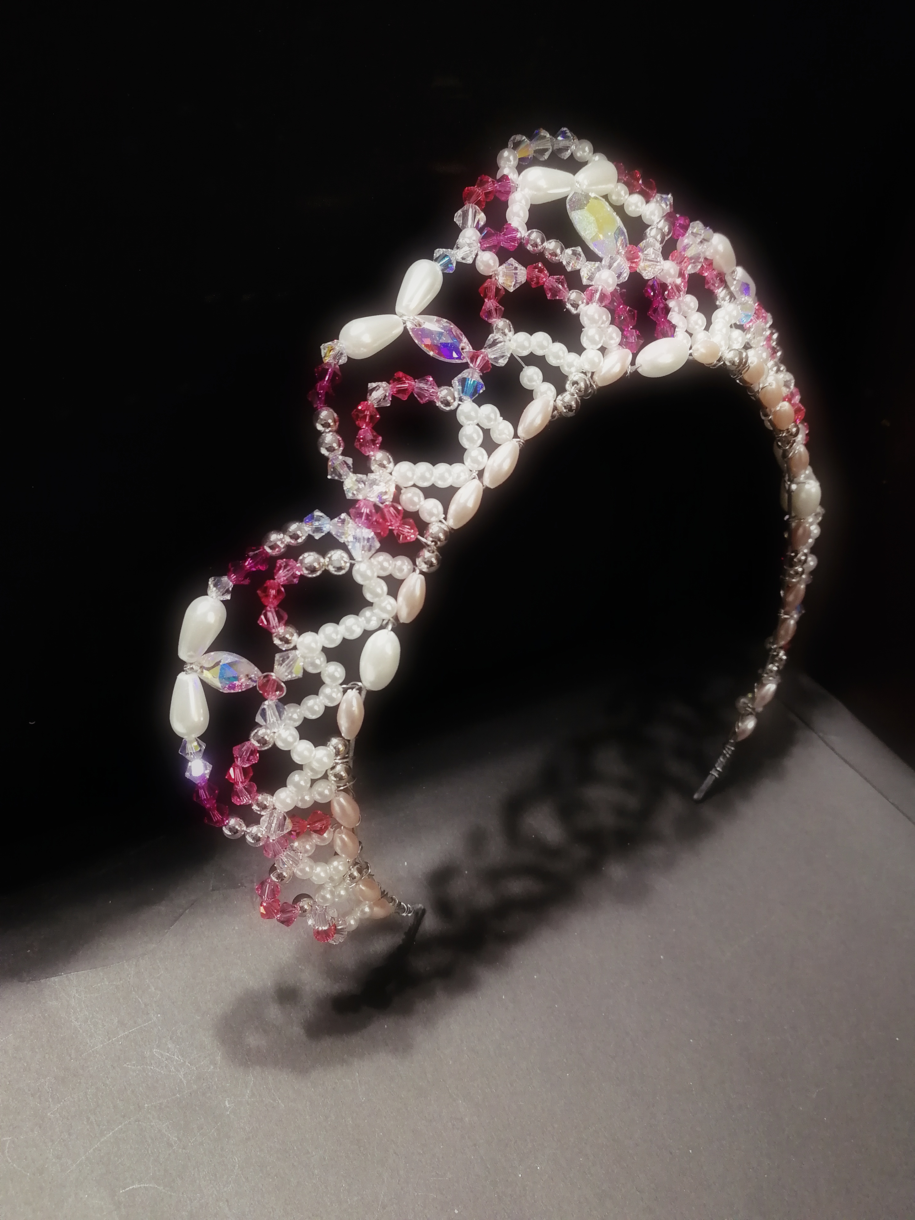 ピンク系の可愛いバレエティアラ☆