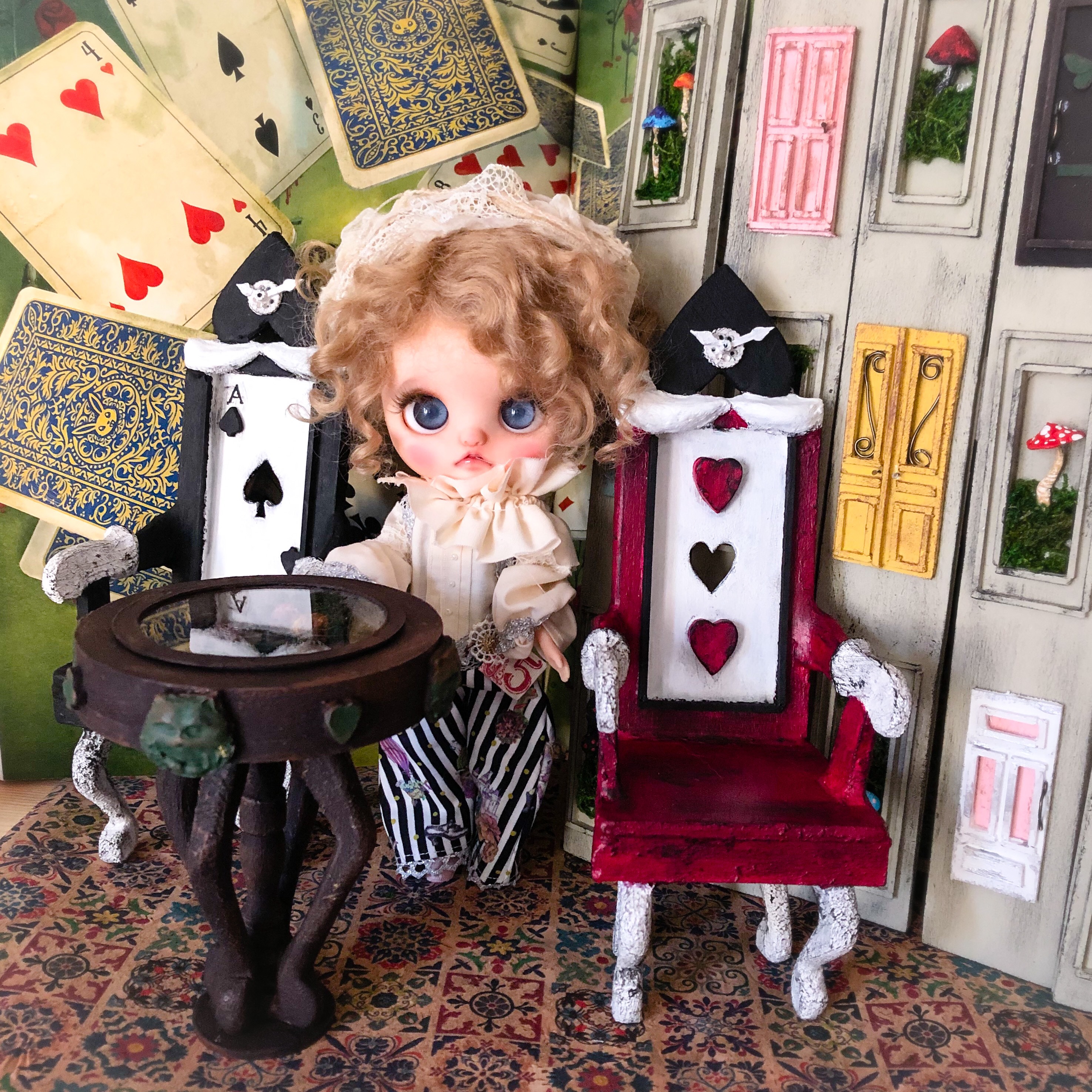 ブライス用椅子　ホワイトシンプル  まうっけ様❤️お纏め専用