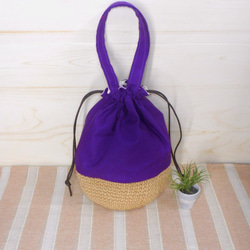 TUZA BRAIDE BAG ハンドバッグ　かごバッグ　編み　パープル　紫 2025年】エレガントファッションを上品に着 楽天市場】パープル