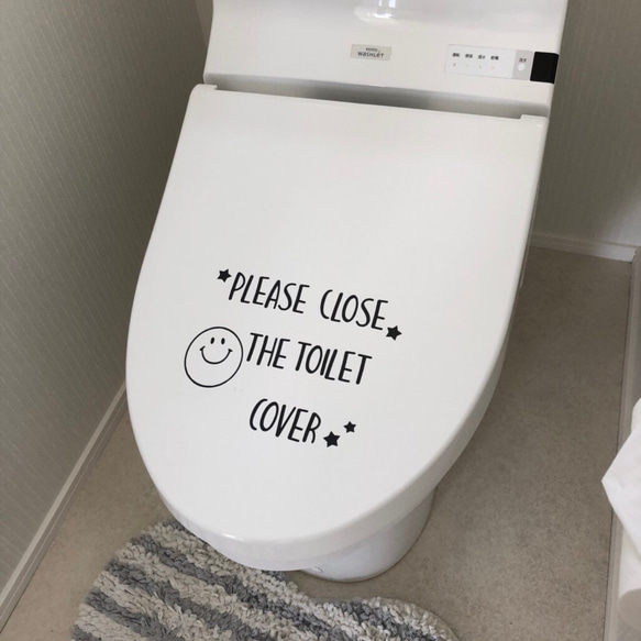 2.Toilet sticker 1枚目の画像