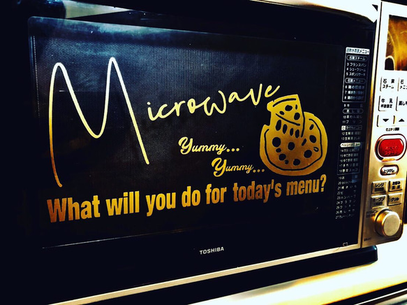 5. microwave oven sticker 1枚目の画像