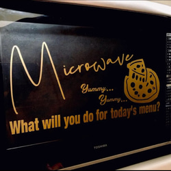 5. microwave oven sticker 3枚目の画像