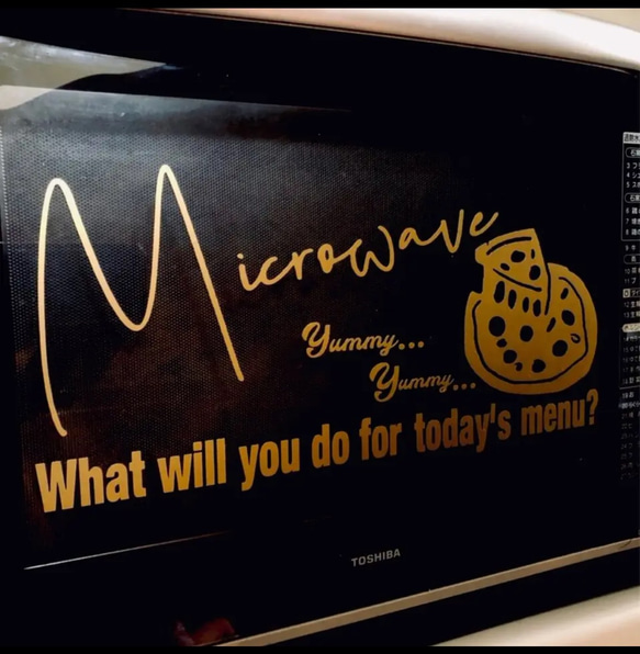 5. microwave oven sticker 3枚目の画像