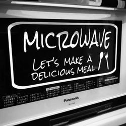 3. microwave oven sticker 4枚目の画像