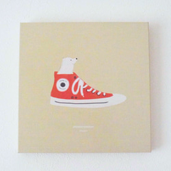 [售罄] Shiba Inu和運動鞋（Shiramisu）布料面板 第1張的照片