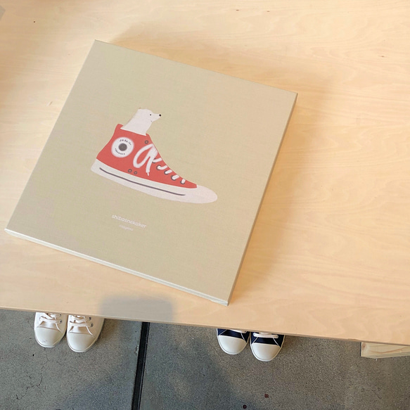 [售罄] Shiba Inu和運動鞋（Shiramisu）布料面板 第7張的照片