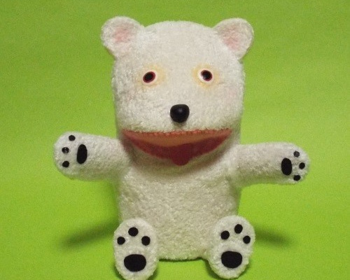 ハンドパペット しろくまちゃん その他人形 こじら（小島明