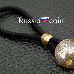 ＃H142　Russia Coin Hair Elastic 3枚目の画像