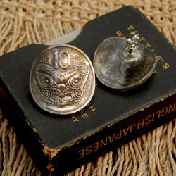 ＃E25  New Zealand Coin Earrings 3枚目の画像