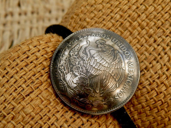 ＃H181  Mexico Coin Hair Elastic 1枚目の画像
