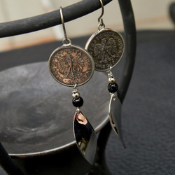 ＃E28　Poland Coin Earrings 3枚目の画像