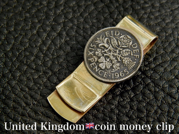 ＃M5  UK Coin Money Clip 3枚目の画像