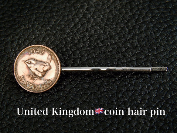 ＃PCB10 UK Coin Hair Pin 2枚目の画像