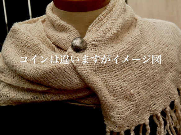 #S11 Switzerland Coin Scarf Clip 5枚目の画像