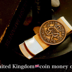 ＃M10 UK Coin Money Clip 2枚目の画像