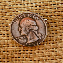 ＃B22　USA Coin Brooch 2枚目の画像