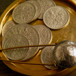 ＃B39　Switzerland Coin Brooch 5枚目の画像