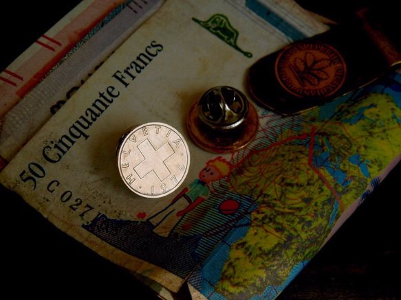 #L5 Switzerland Coin Lapel Pin 6枚目の画像