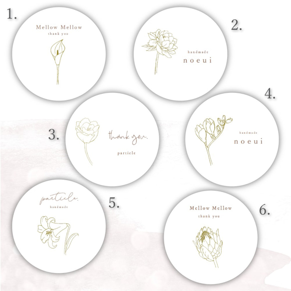 【丸＃12】ツヤありショップシール★サンキューシールアクセサリー台紙の梱包お供に 丸＃13】ツヤありショップシール☆サンキューシールアクセサリー台紙の