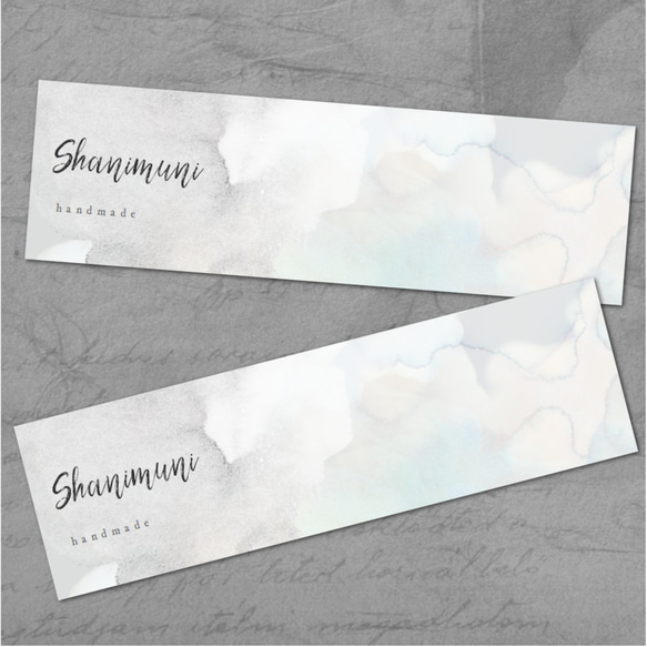 名刺半分＃219／アクセサリー台紙／ピアス台紙／ショップカード　名入れオーダー 名刺半分サイズ＃103／名入れ無料【ハーフ100台紙分～】☆個性的