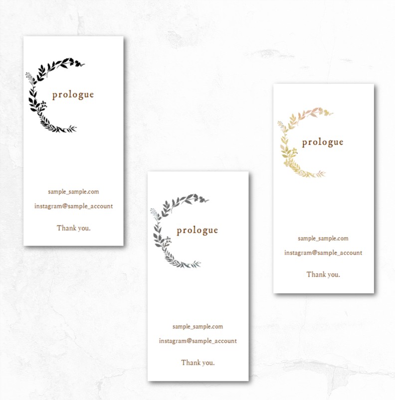 丸＃43】ツヤありショップシール☆サンキューシールアクセサリー台紙の