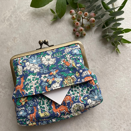 リバティ ファーガス ティッシュがま口 がま口 PORTE 通販｜Creema  