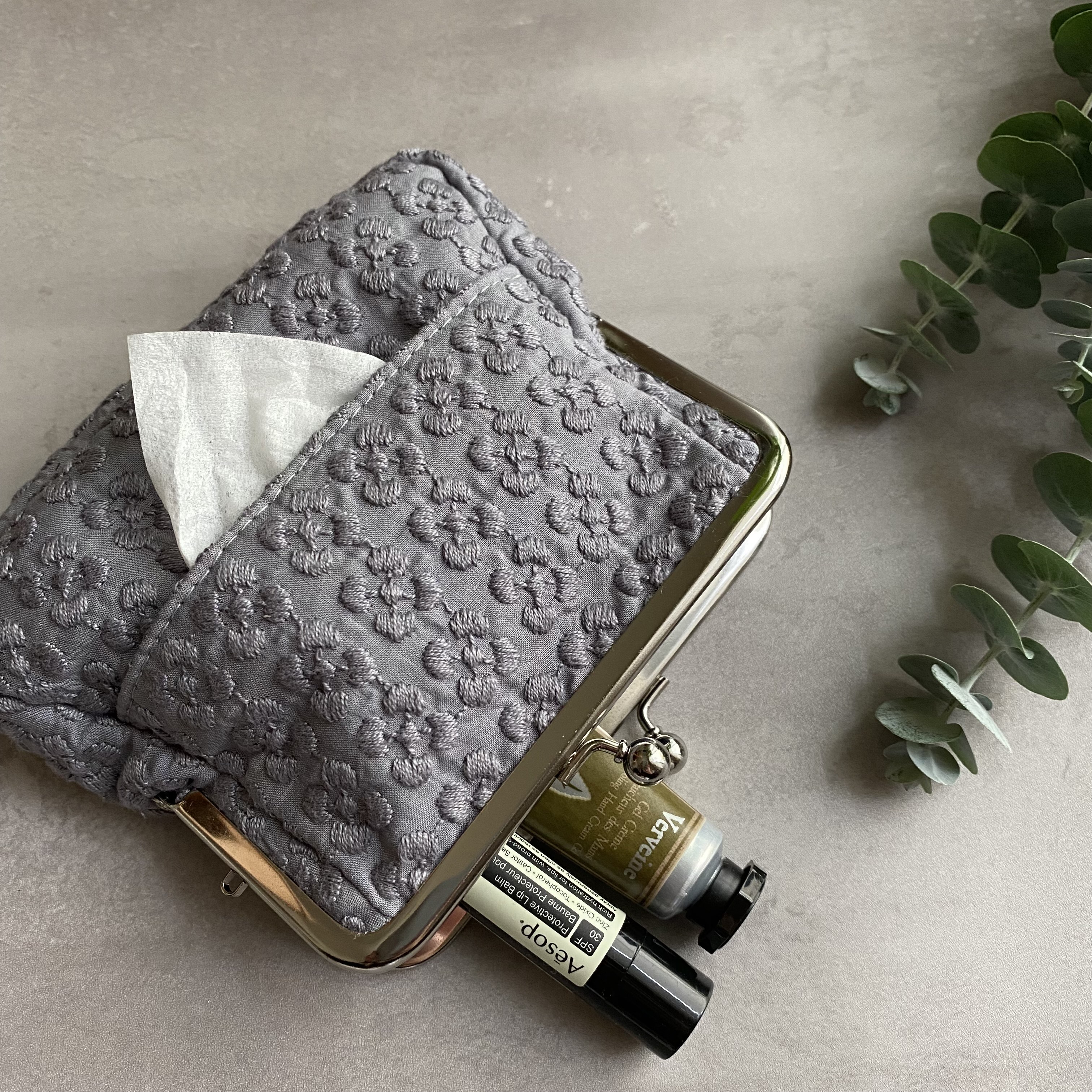 yu〜 ハンドメイド 22fabric ティッシュポーチ①・がま口③ 4点 yu〜 ハンドメイド 22fabric ティッシュポーチ①・がま口③ 4点