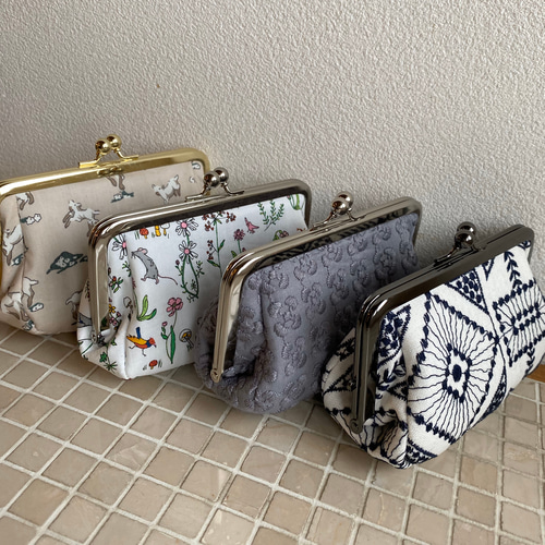 リバティー❤︎ポーチ3点セット Amaia Kids - Liberty Multico mini floral pouch set