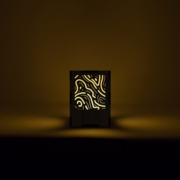 ミニ行灯 レギオン - 置き型照明 Sサイズ プレーン 3枚目の画像