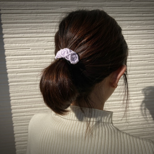 マクラメポニーフック ポニーフック・ヘアカフス mum_mom❁handmade