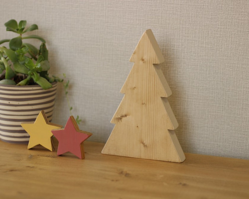木製クリスマスツリー オブジェ（オールドパイン） その他