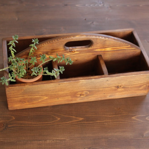 フランス アンティーク 木箱 小物 道具入れ 収納 ボックス 木製 仕切り