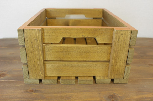 オリーブ×パンプキン　ベジタブルボックス　木箱 5枚目の画像