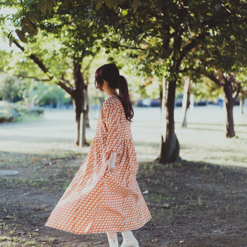 KIMONO Wrapped Dress'n Coat -着物を使った2Wayドレスコート 1