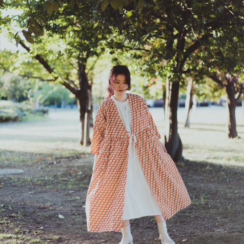 Kimono 2way winding one piece - Sakura 着物リメイク Kimono 2way winding one piece - Sakura 着物リメイク