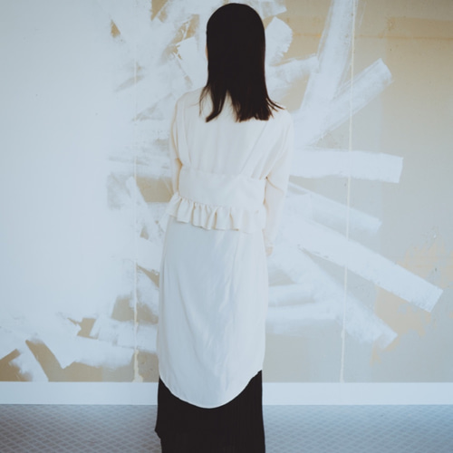 Kimono bustier 着物リメイク ビスチェ 花柄 ショート丈 フリル